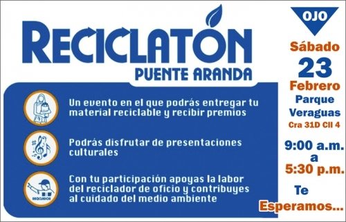 Reciclatón en Puente Aranda