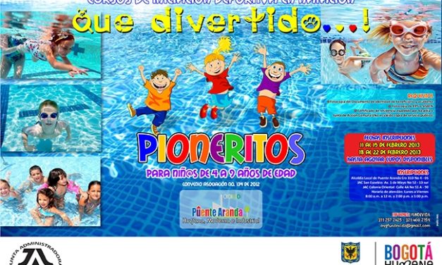 240 niños y niñas de Puente Aranda recibirán formación deportiva en natación