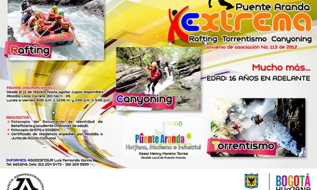 Recreación, deporte y aventura para los habitantes de Puente Aranda